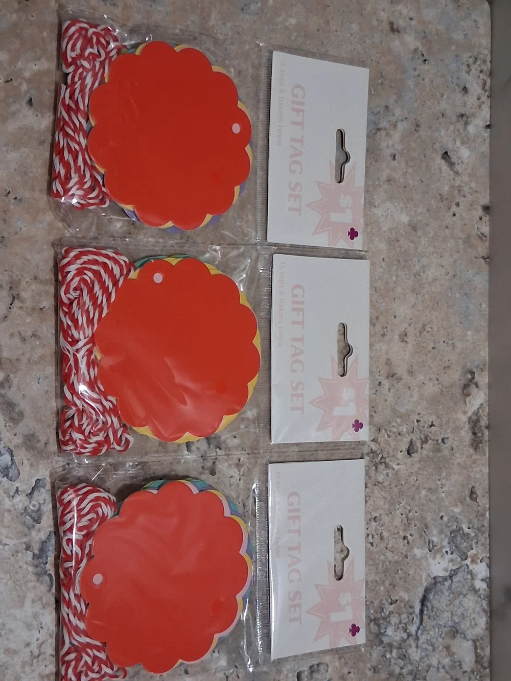 45 Gift Tag Set with Twine - Unbranded